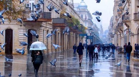 В Баку в воскресенье ожидаются осадки