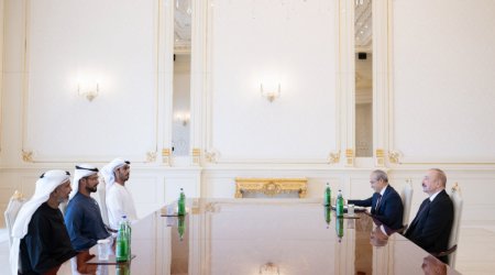 Prezident BƏƏ-nin bir sıra şirkətlərinin rəhbərlərini qəbul edib