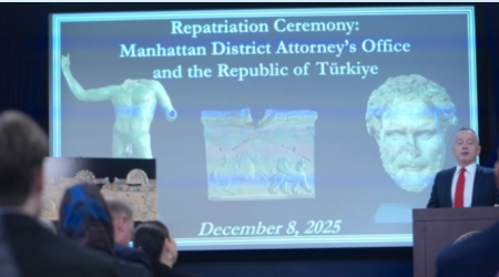 U.S. returns smuggled artworks to Turkey