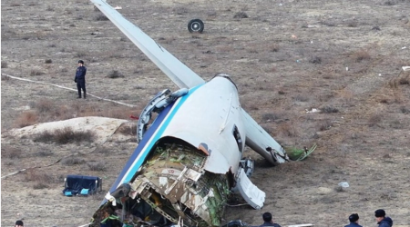 Kazakhstan says final report on AZAL plane crash will be released after foreign lab results