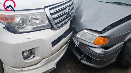 Goranboyda maşınlar toqquşub, yaralılar var