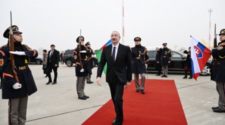 Prezident İlham Əliyevin Slovakiyaya rəsmi səfəri başa çatıb