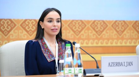 Leyla Əliyeva Türkmənistanda beynəlxalq konfransda iştirak edib