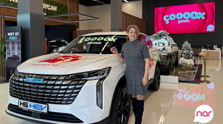 The 7th car has been won in Nar&rsquo;s &ldquo;Çoox Şanslı&rdquo; lottery