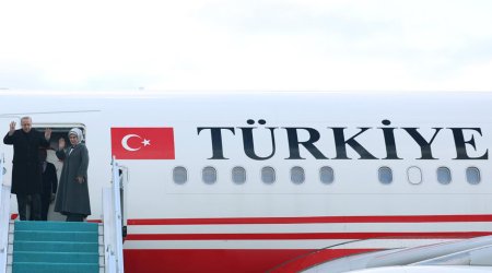 Ərdoğan Türkmənistana gedib