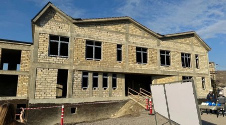 Mahruzlu kəndində tikilən uşaq bağçası gələn il açılacaq