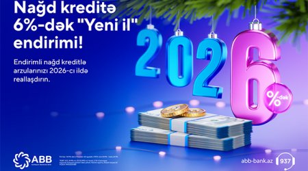 Скидка до 6% на наличные кредиты в Банке ABB!