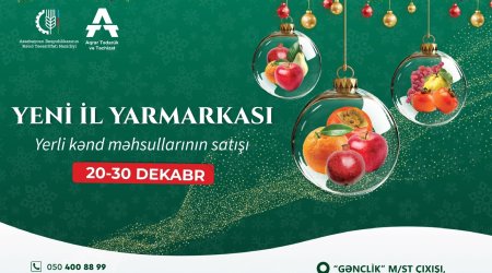 Bakıda &ldquo;Kənddən Şəhərə&rdquo; Yeni il yarmarkası start götürür