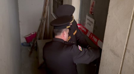 Daha bir yanğın təhlükəli obyektin fəaliyyəti dayandırılıb - Video