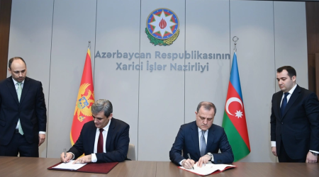 Azərbaycan və Monteneqro konsulluq məsələləri üzrə əməkdaşlığa dair memorandum imzalayıb