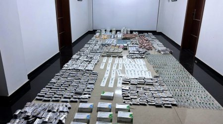 Azərbaycana külli miqdarda dərman və tibbi vasitələrin qanunsuz yolla gətirilməsinin qarşısı alınıb