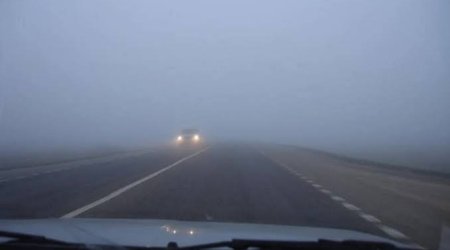 На некоторых автомагистралях Азербайджана снизится дальность видимости