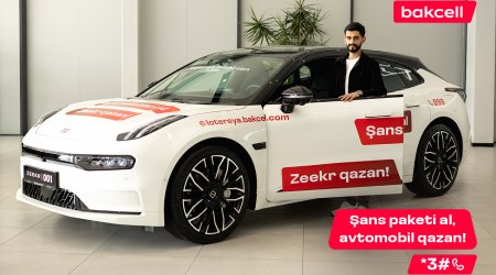 Bakcell lotereyasında 11-ci lüks avtomobilin qalibi bəlli oldu!
