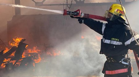 Bakıda uşaq bağçasında yanğın olub