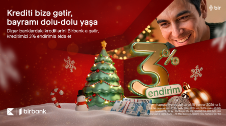 Bring Your Loan to Birbank and Get a 3% Discount: The Campaign Continues