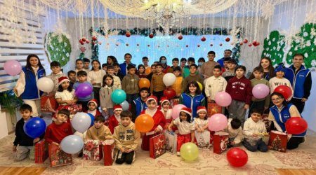 Leyla Əliyevanın təşəbbüsü ilə Gəncədə uşaq evində Yeni il tədbiri keçirilib