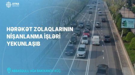 Paytaxtın bu küçəsində hərəkət zolaqları 3-ə çatdırılıb