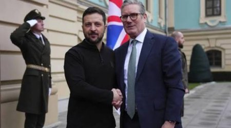 Zelenski Trampla görüşdən əvvəl Britaniyanın Baş naziri ilə danışıb