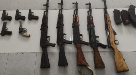 Son 2 gündə qanunsuz aşkar olunan silahların sayı açıqlanıb