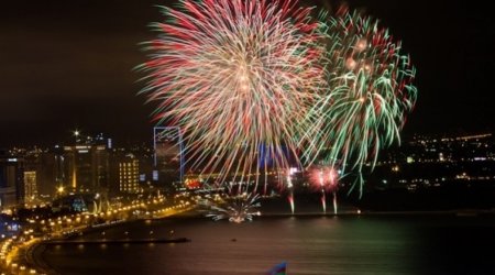 Sabah Bakıda atəşfəşanlıq olacaq