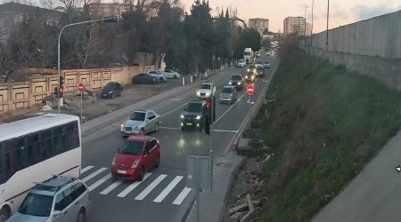 Binəqədidə yol hərəkətində dəyişiklik edilib
