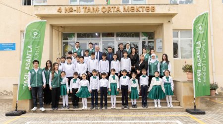 Yaşıl ASAN&rdquo; ekoloji proqramı çərçivəsində &ldquo;Balaca Ekoloqlar&rdquo; layihəsi davam edir