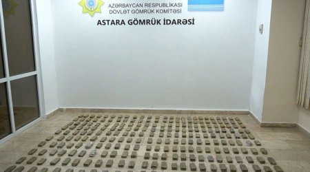 "Qarpız" yükünün içərisində xüsusilə külli miqdarda narkotik vasitə aşkarlanıb