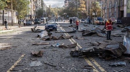 СМИ: ВС РФ нанесли массированный удар дронами по Украине