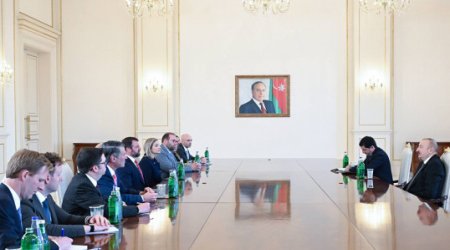 Prezident ABŞ nümayəndə heyətini qəbul edib