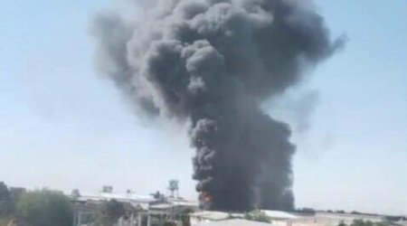 В Иране загорелся завод