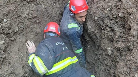 Dərəyə yıxılıb köməksiz qalan qadın xilas edilib