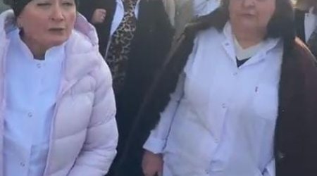 Bakıda 100-ə yaxın həkim TƏBİB tərəfindən ixtisar olunduğuna etiraz edir-Yenilənib- Video