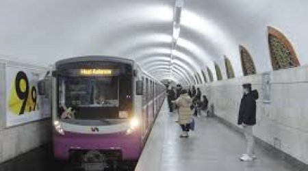 Bakı metrosunda sərnişin axını 2025-ci ildə artıb