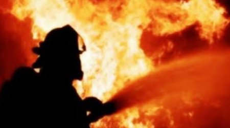 Tbilisidə ticarət mərkəzində yanğın baş verib