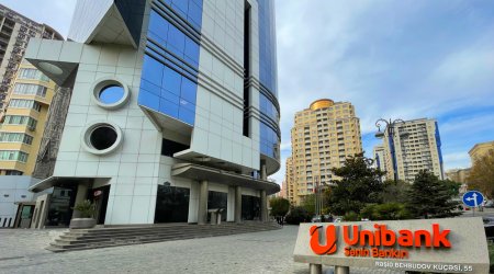 Активы Unibank превысили 2 млрд манатов
