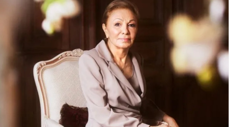 Farah Pahlavi tells Iranians: &lsquo;You will soon be celebrating&rsquo;