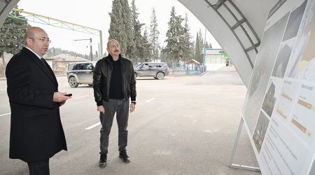 Əliyev Ağdərənin Baş planı ilə tanış oldu