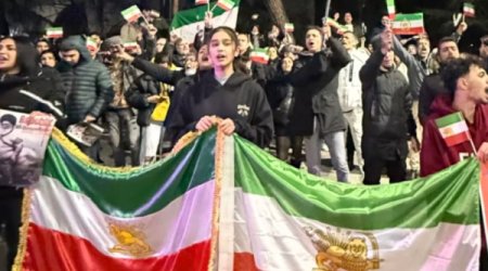 В Тбилиси митинг в поддержку протестующих в Иране