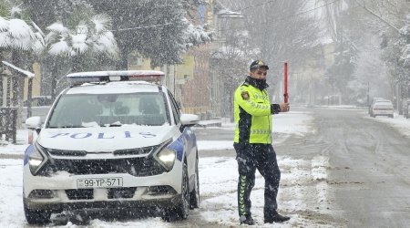 DYP bölgələrə səfər edən və hərəkətdə olan sürücülərə xəbərdarlıq edib