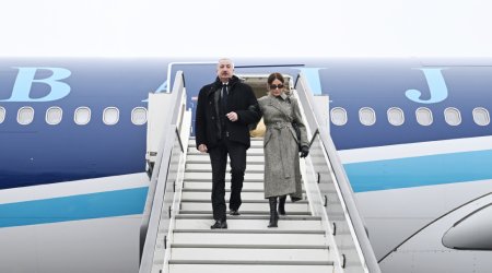 Prezident və xanımı İsveçrədə rəsmi səfərdədir