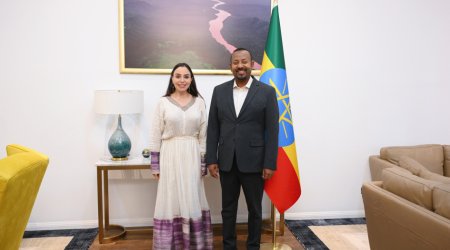 Лейла Алиева встретилась с премьер-министром Эфиопии