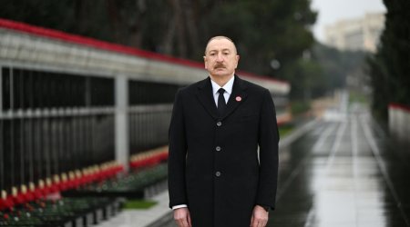 Президент Ильхам Алиев поделился публикацией в связи с трагедией 20 Января