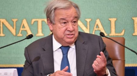 BMT Baş katibi Quterriş səhhətinə görə Davosa səfərini ləğv edib