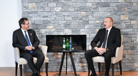 Prezident İsxak Hersoqla görüşüb