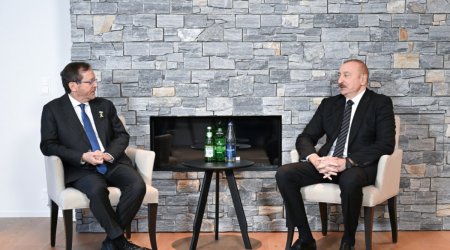 Президенты Азербайджана и Израиля провели встречу в Давосе