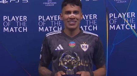 &ldquo;Qarabağ&rdquo;ın futbolçusu &ldquo;Ayntraxt&rdquo;la oyunun ən yaxşısı seçilib