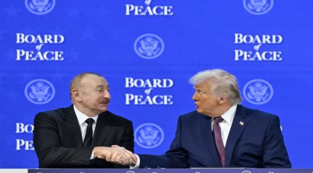 İlham Əliyevlə Donald Tramp arasında Davosda geniştərkibli görüş keçirilir-Yenilənib