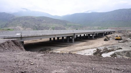 Ağbənd&ndash;Kəlalə körpüsü Novruzadək tamamlanacaq
