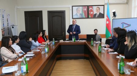 &ldquo;Mediada Azərbaycan dili&rdquo; mövzusunda növbəti təlim keçirilib