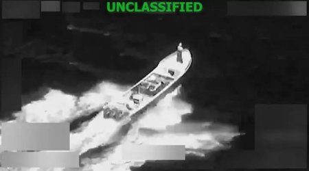 ABŞ narkotik ticarəti gəmisinə zərbə endirdi